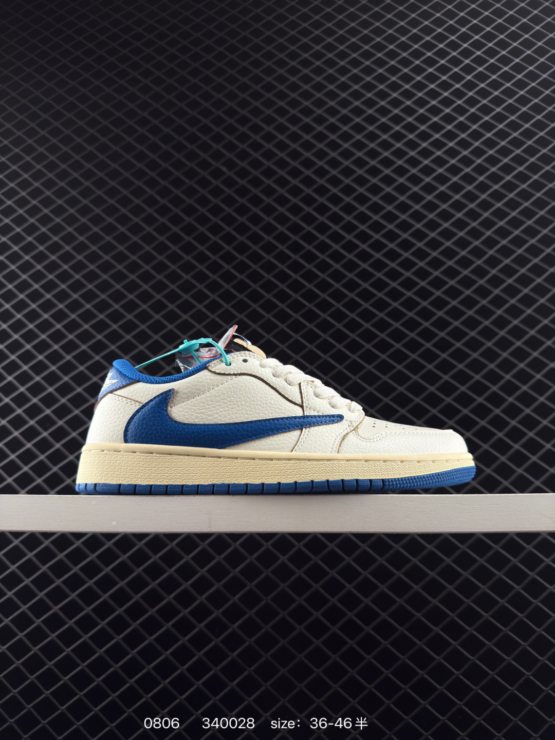 fragment design x Travis Scott x Nike Air Jordan 1 Low OG SP”Black/Green Toe“